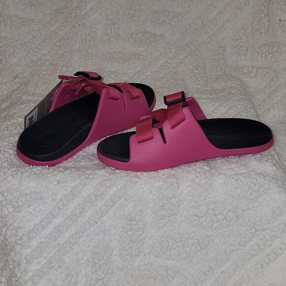 NWT Chaco K's Chillos Youth Active Magenta Adjustable Strap Sandals Size 2 - Picture 9 of 11